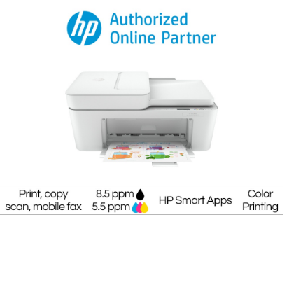 HP DESKJET 4175 INK ADVANTAGE ALL IN ONE PRINTER W/WIFI WHITE (4Ws37B)