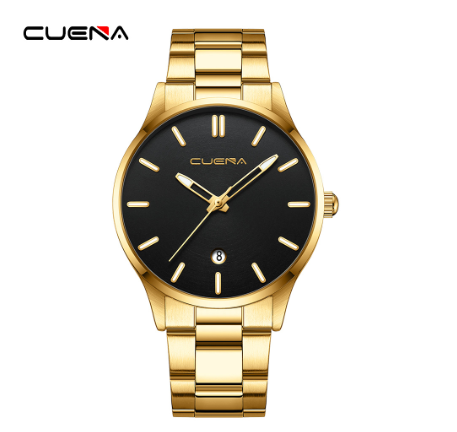 Men's Watches CUENA Original Authentic Fashion Brand Simple Casual Business Sports Quartz Analog Waterproof 6100 m02