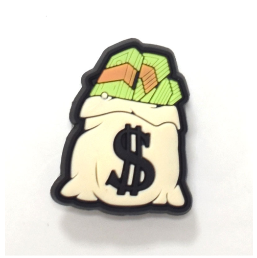 Cute Money Crocs Jibbitz for Men Wallet Cash Jibitz Charm Piggy Bank Crocs Jibbits Shoes Accessories Shoe Charms Pins Decoration s11