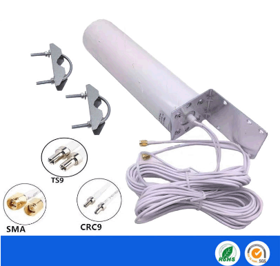 4G LTE Antenna 3G 4G External Antennna Outdoor With 5m 10m Dual SlIder CRC9/TS9/SMA Connector