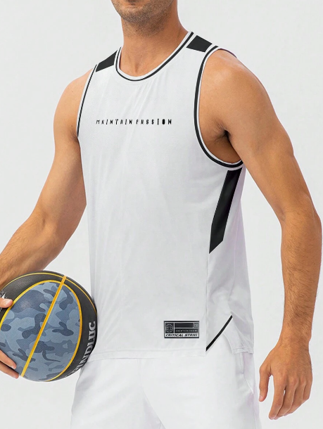 Men Stylish Loose Fit Casual Summer Sports Tank Top Workout Tops