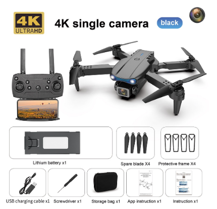 E88 K3 Drone 4K HD Dual-Camera Remote Control High-Altitude Video Recording Portable four-axis Drone
