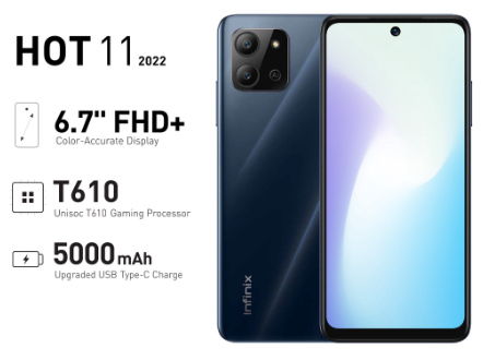 Infinix Hot 11 2022   4GB + 64GB