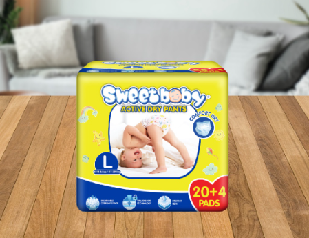 SWEETBABY ACTIVE DRY PANTS LARGE 20+4