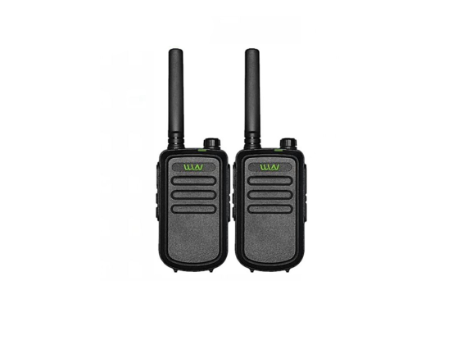 Wln Set Of 2 Kd-C10 5w Uhf 400-470Mhz Two Way Walkie Talkie Radio (Black)