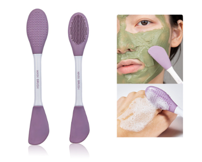 Silicone Facial Cleansing & Mask Brush 2 In1 Facial Skin Care Scrub Exfoliator Scrub Pore Blackhead Deep Cleaning Tools