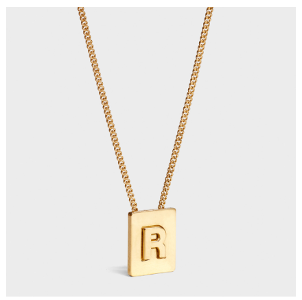 Lisa Same Style Letter Necklace Female Titanium Steel Does Not Fade Summer Girlfriends Simple Pendant Pearl Chain Korean Version B