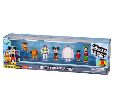 Disney Crossy Road Mini Figurine 7 Pack
