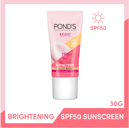 Pond's Bright Sunscreen SPF 50 PA+++ with Niacinamide for Brighter Protected Skin 30g