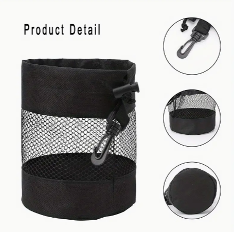 Golf Storage Bag, Nylon Mesh Golf Bag, Single-sided Drawstring Golf Net Cloth Bag, Golf Accessories