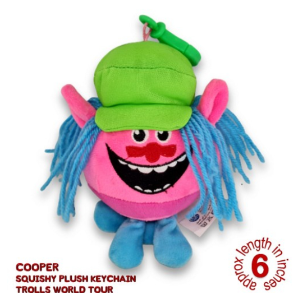 KC0415 Key Clips Rings Hanging Plushies Bag Charm Stuffed Toys P23