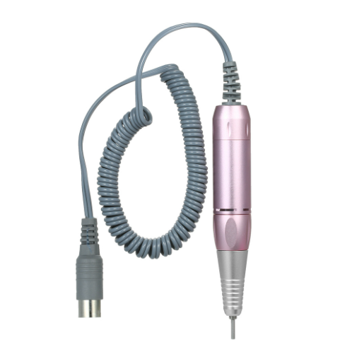 Professional Electric Nail Art Drill Pen Handle File Polish Grind Machine Handpiece Manicure Pedicure Tool Nail Art Accessories Pink