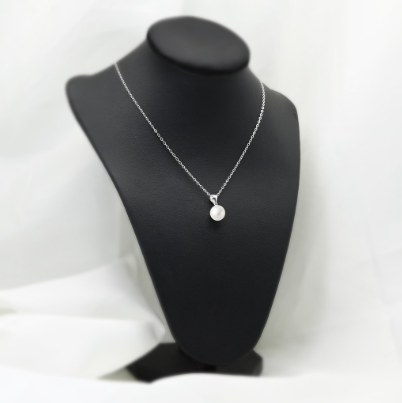 STAR SILVER Italy 92.5 Silver T065 Mixed Round Necklace Long Chain Minimalism