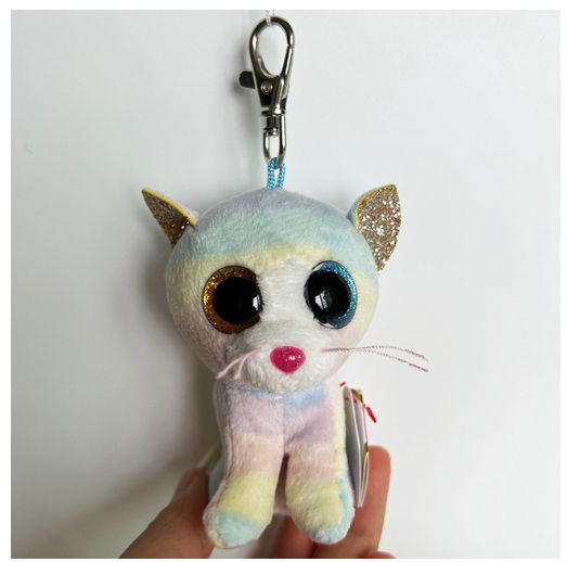 Ty Beanie Big Eyes Keychain Pendant Sloth Monkey Cat Fox Puppy Rabbit Soft Plush Backpack Decor Doll Birthday Gift For Kids 10CM C14