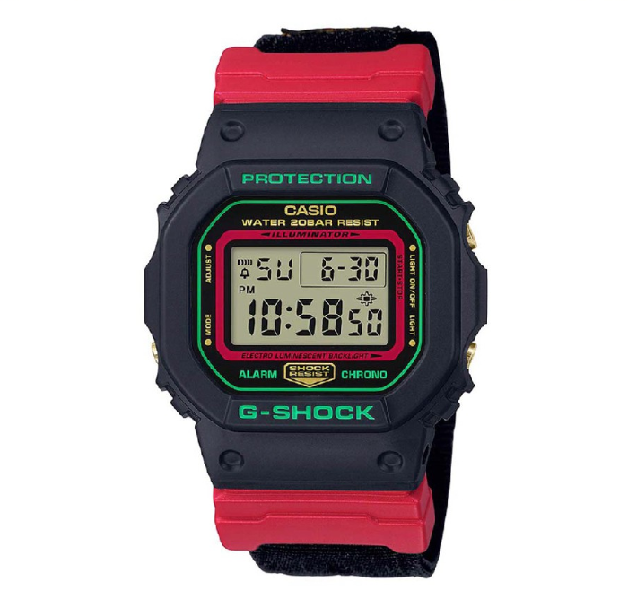 Casio G-Shock Two Tone Resin Watch For Men CDW-5600THC-1DR
