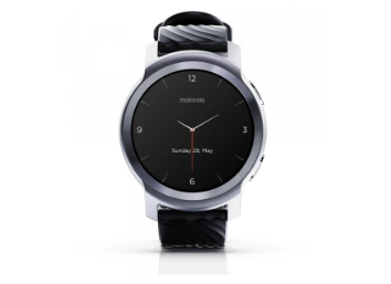 Motorola Moto Watch 100 MOSWZ100-SS Steel Silver Aluminum LCD BT 5.0 GPS Android 5.0 IOS 10.0 1.3inc