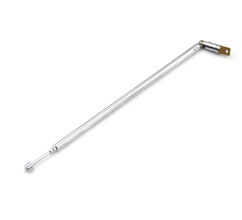Metal Full-channel AM FM Radio Telescopic Antenna 63cm Length 4 Sections