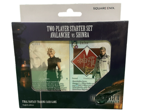 Square Enix Final Fantasy Trading Card Game Avalance Vs Shinra Card Set