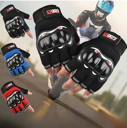 Half-finger Anti-slip Motorcycle And Bicycle Training Sports Gloves