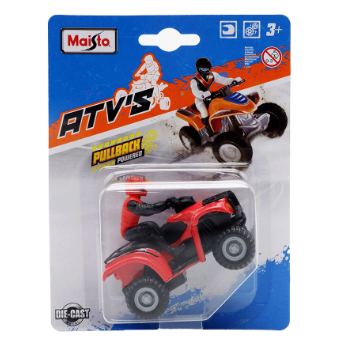 Maisto ATV's Red with Red Vest Die-cast Vehicle
