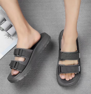 Mens Two-Strapped Slides / Sandals