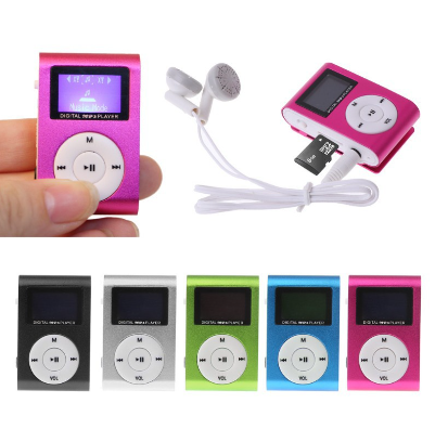 HiFi Portable Mp3 Player Mirror Mini USB Digital LCD Screen Sport Music Player