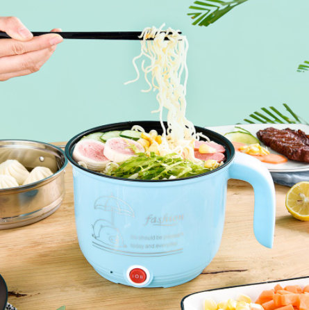 Multi Function Electric Mini Rice Cooker 1.8L Non-Stick Pan