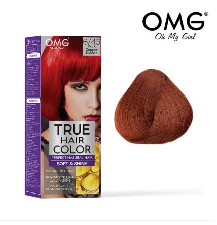 OMG True Hair Color 60ML - 6.43 Dark Copper Blonde
