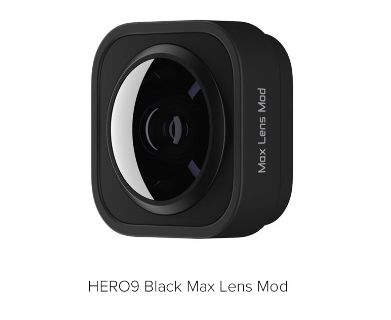 GoPro Max Lens Mod Hero12/11/10/9 Black, Up To 2.7k60 And An Ultra-Wide 155 Fov Digital
