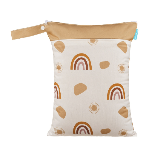 Happyflute Wetbag For Baby Diapers Nappies Waterproof Reusable Diaper Bag With Two Zipper D15