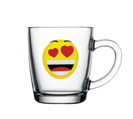 Pasabahce Smiley Love Mug 350cc 11 3/4oz