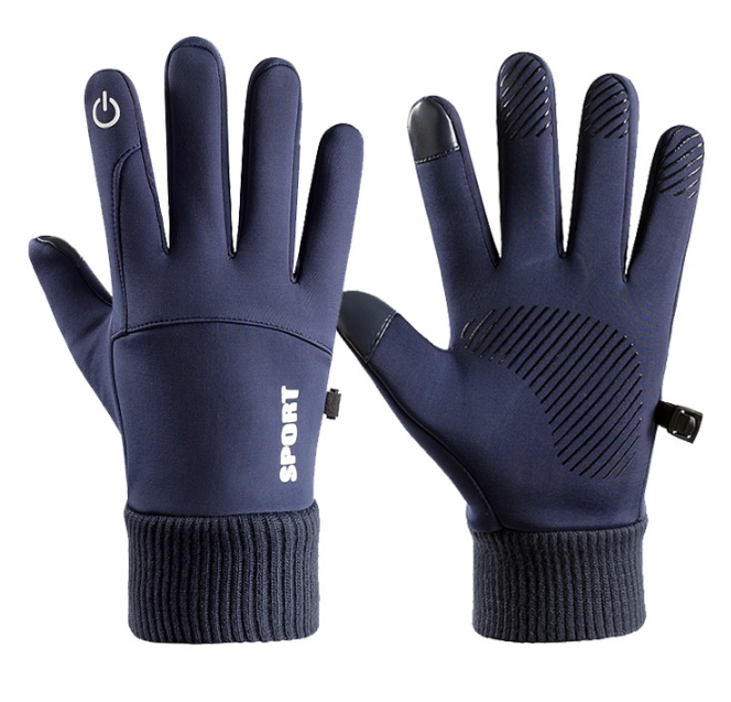 Women Men Winter Waterproof Anti Slip Thicken Warm Gloves / Girls Men Fashion Thermal Soft Full Finger Mittens