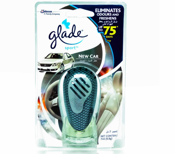 Glade Sport Primary Car Air Freshener 7ml (New Car)