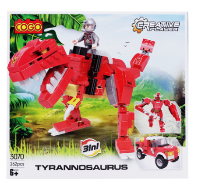 Cogo Creative Tyrannosaurus Building Blocks