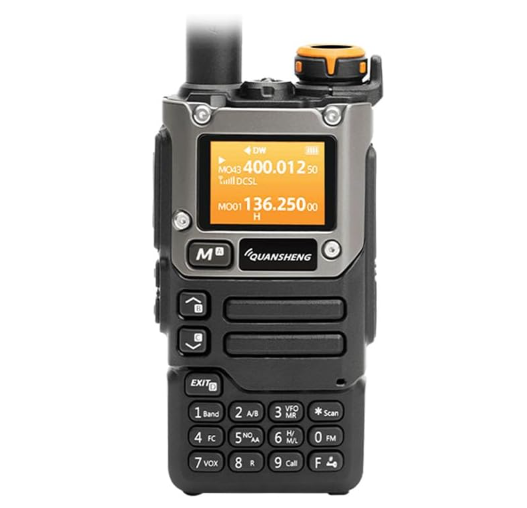 Quansheng UV-K6 Walkie Talkie 5W Air Band Radio Tyep C Charge UHF VHF DTMF FM Scrambler NOAA Wireless Frequency Two Way CB Radio
