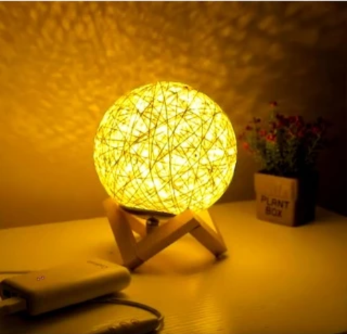 Sepak Takraw Table Lamp LED Bedroom Table Lamp Night Light Decoration