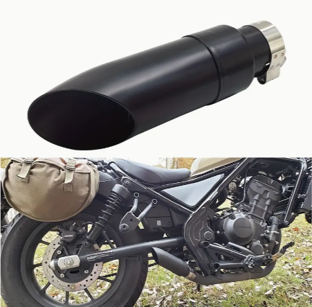 Motorcycle Exhaust Slipon Short Muffler Pipe For 2017-2023 For Honda For Rebel CM CMX 300 500 1100 CMX300 CMX500 CMX1100 (Approx 105db)