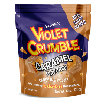 Violet Crumble Caramel Cubes 170g