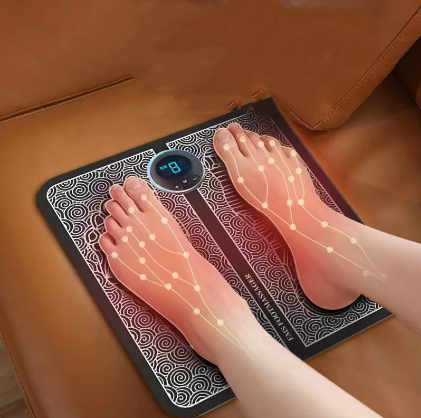 Japan Electric EMS Foot Massage Pad Relief Fatigue Micro Current Pulse Physiotherapy Massage Mat