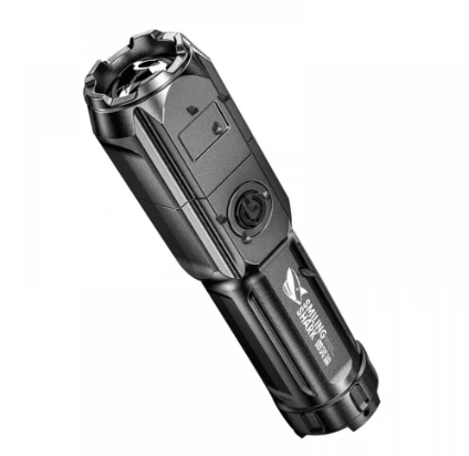 Multi-stage Heat Dissipation Electric Torch Compact Torch Portable Flashlight Multifunctional Torch High Powered Wick