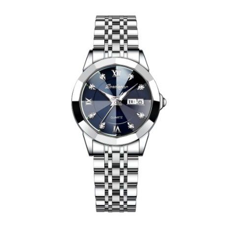 Binbond Original Luxury Stainless Steel Watch Ladies Waterproof Fashion Trend Ladies Quartz Watch F4