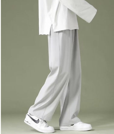 Men's Trouser Korean Baggy Pants Taslan Casual Pants For Men