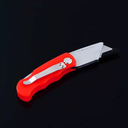 Multifunctional electrician heavy duty folding box cutter