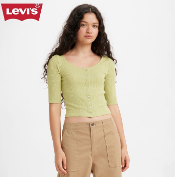 Levi's Women's Dry Goods Pointelle Top A4769-0003