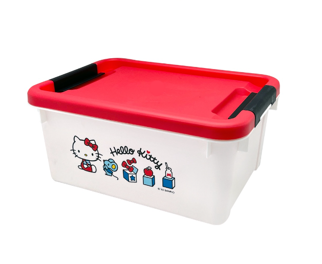 Hello Kitty Storage Box 4 Liters - Red & White