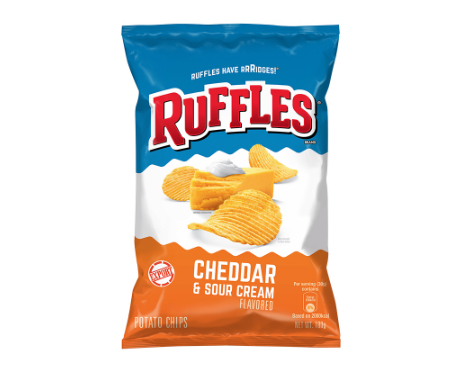 Ruffles Cheddar & Sour Cream Potato Chips 170g