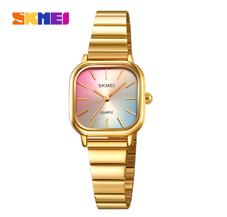 Skmei 2190 Watch for Women Fashion Business Ladies Quartz Waterproof Temperament Watches GOLD