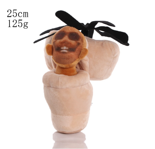 Skibidi Toilet Plush Toy Monitor Man Titan Cameraman TVman Speakerman Stuffed Dolls Prank Game Props Funny Present Fans Kids 40