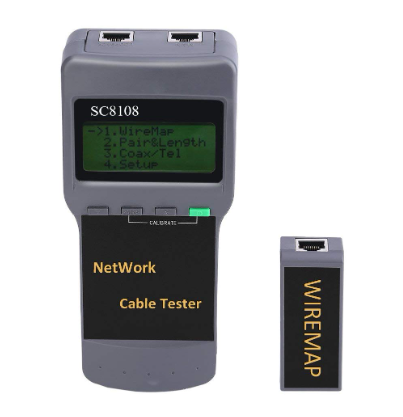 Portable Network Lan Length Cable Tester Meter Digital Network Lan Phone Cable Tester &amp; Meter