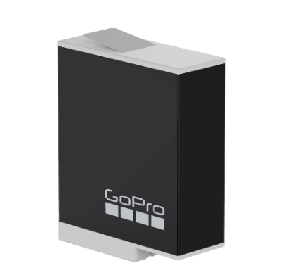 GoPro HERO12/11/10/9 Enduro Rechargeable Battery Advanced 1720mAh lithium-ion battery down to 14°F (-10°C)², 13% faster charging